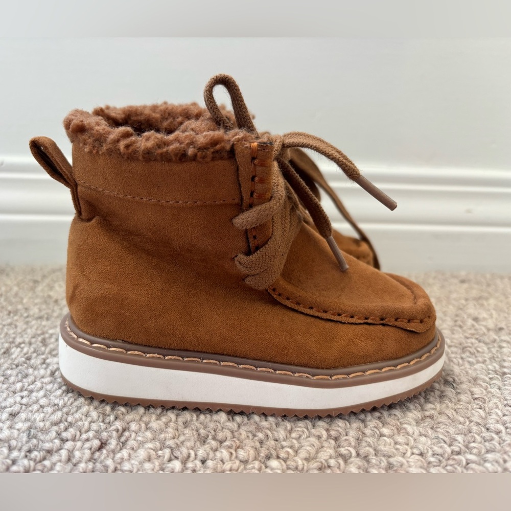 Gap Kids Sherpa Moccasin Boots